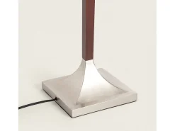 Lámpara de Pie Madera y Metal Lizza Piramis Blanco