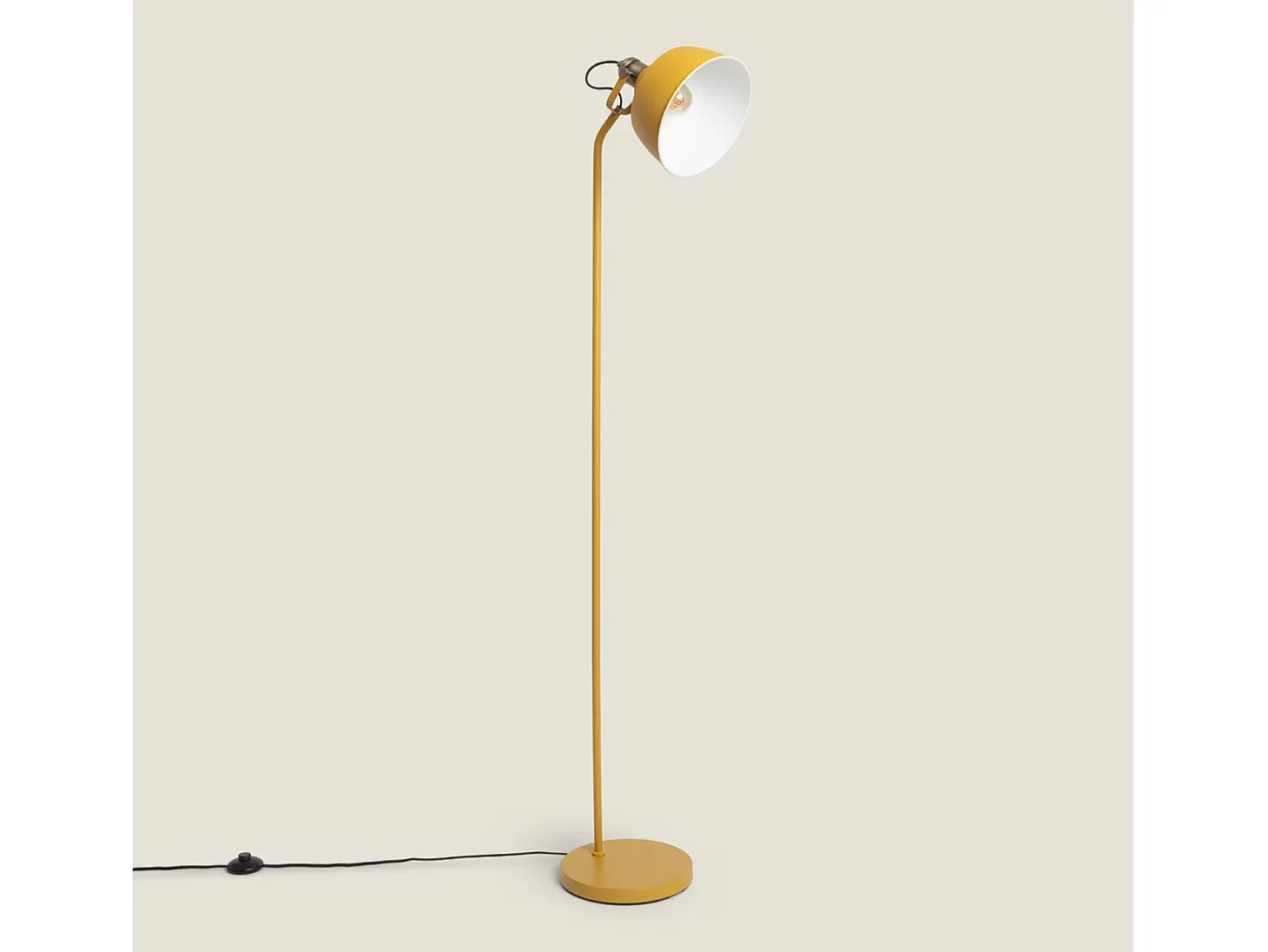 Lámpara de Pie Metal Luise Amarillo