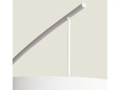 Lámpara de Pie Metal Meetkunde Blanco