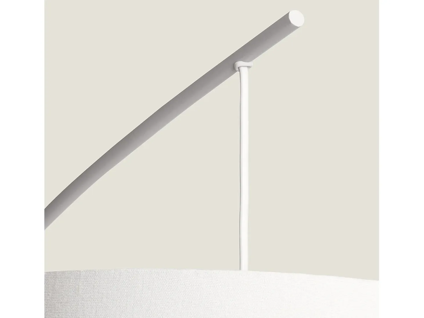 Lámpara de Pie Metal Meetkunde Blanco