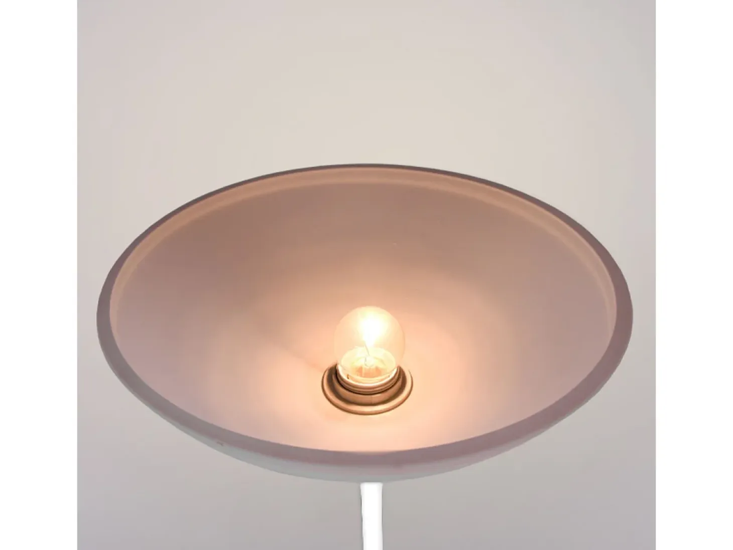 Lámpara de pie Milano Bel Air 40W con luz de lectura blanco Ø28x170 cm
