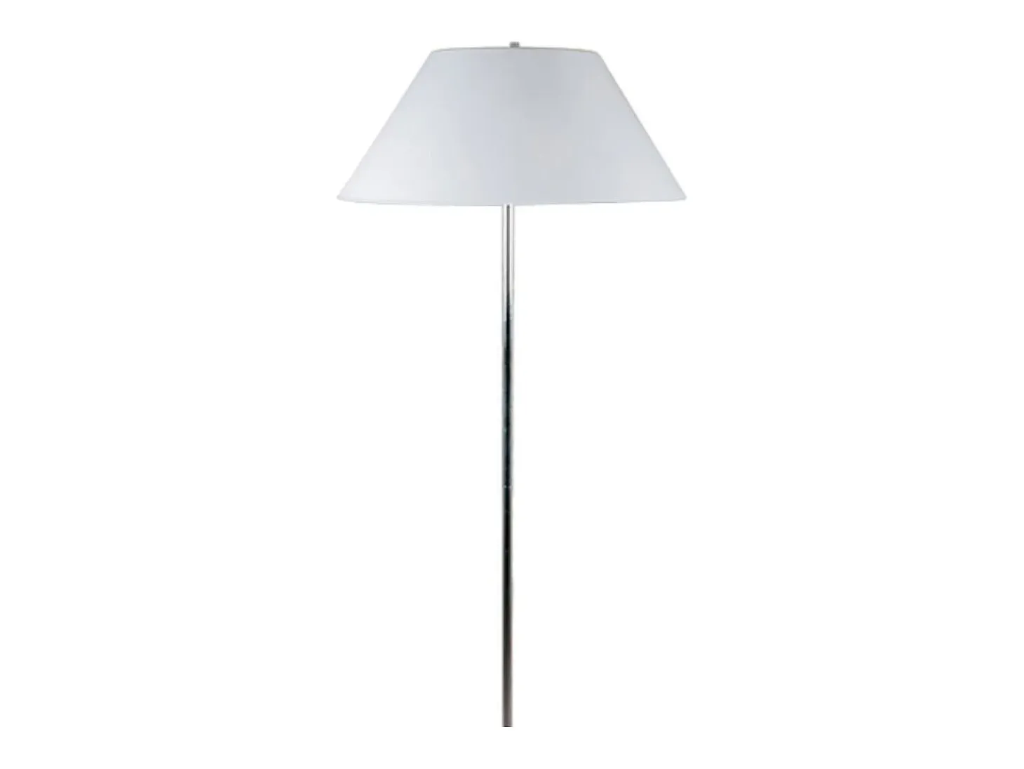 Lámpara de pie Natália Lumit 40W blanco/cromo Ø50x157 cm