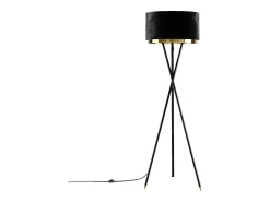 Lámpara de pie negro 50x50x154 goldamo