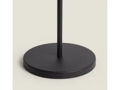 Lámpara de Pie Solar Exterior LED 2.6W Aldana Negro