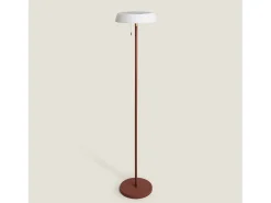 Lámpara de Pie Solar Exterior LED 2.6W Aldana Terracota