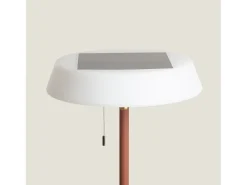 Lámpara de Pie Solar Exterior LED 2.6W Aldana Terracota