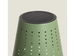 Lámpara de Pie Solar Exterior LED 3W Banate Verde Celadón