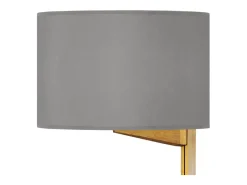 Lámpara de Pie TOSEL ,madera,nogal,A190xD150xP40cm
