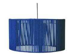 Lámpara de Pie TOSEL ,madera,metal,Azul , A 195xD 43x P 110cm