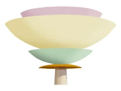 Lámpara de Pie TOSEL ,madera,beige,A162xD40xP40cm