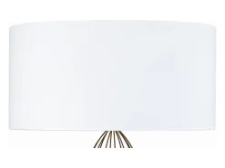 Lámpara de Pie TOSEL ,metal,Marrón,A 155xD 40x P 40cm