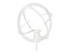 Lámpara de Pie TOSEL ,metal,Blanco ,A165xD 28x P 28cm