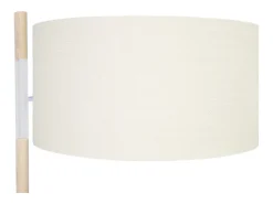 Lámpara de Pie TOSEL ,metal,Blanco ,A145xD30xP30cm