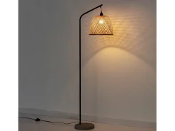 Lámpara de pie Umiko de Bambú, altura 156 cm