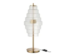 Lámpara de salón de vidrio transparente 22*22*57 cm