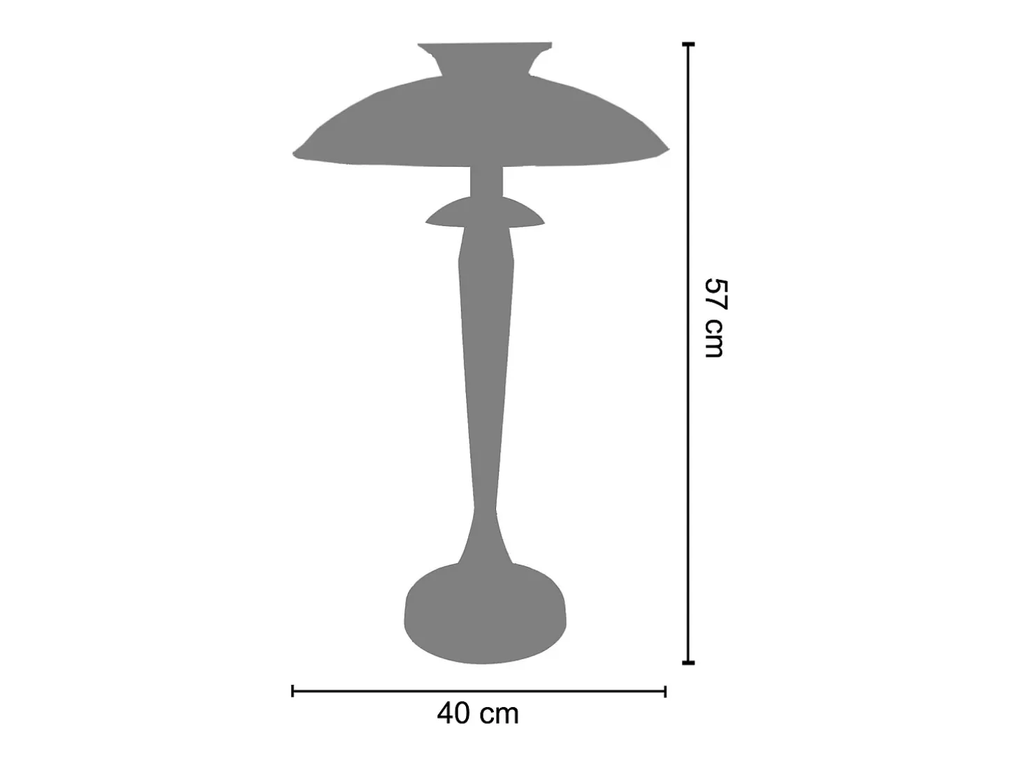 Lámpara de Salón TOSEL ,metal,madera,beige,A61xD35xP35cm
