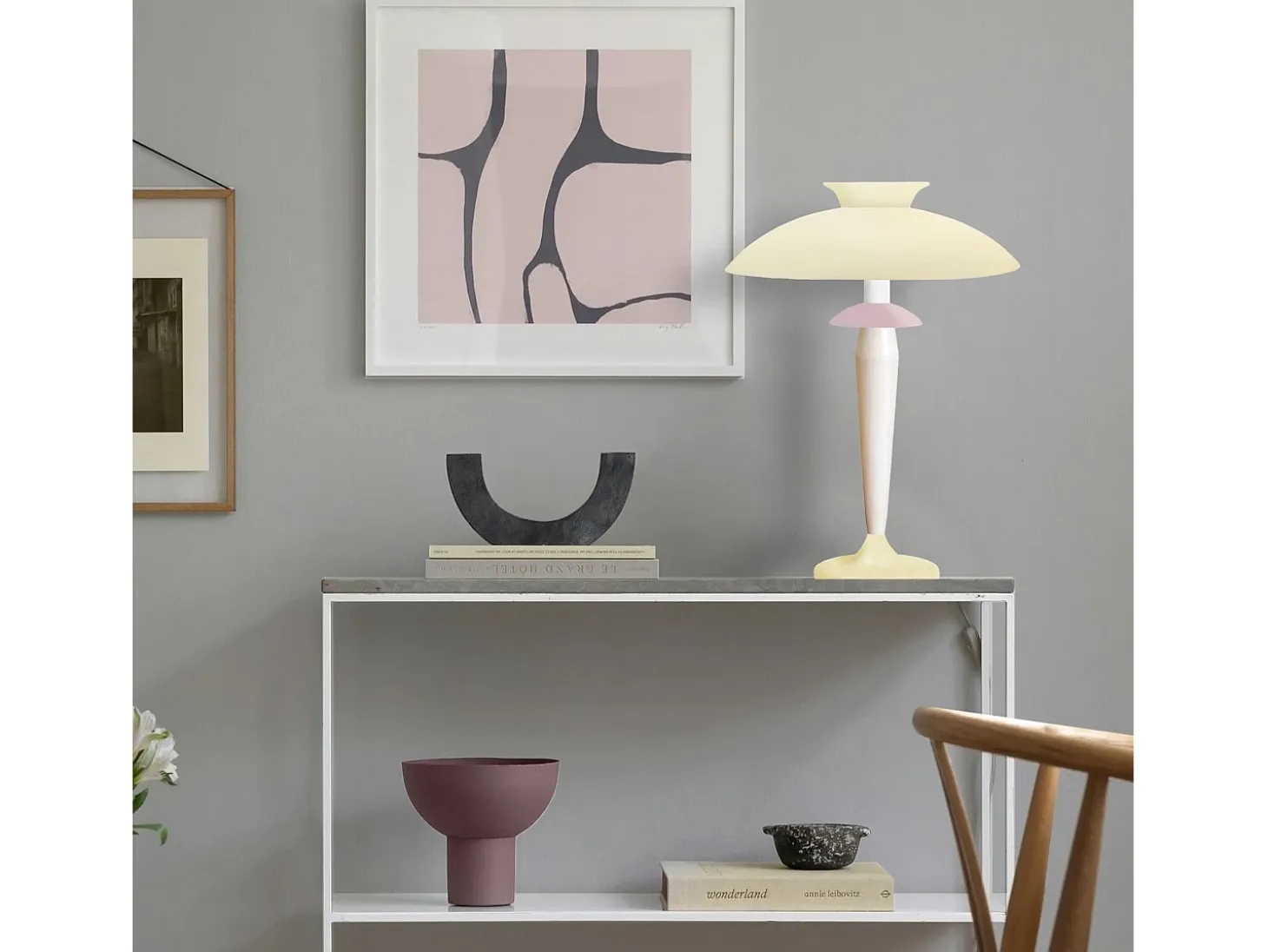 Lámpara de Salón TOSEL ,metal,madera,beige,A61xD35xP35cm