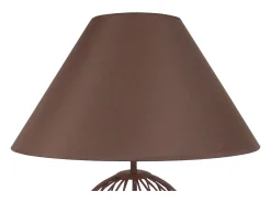 Lámpara de Salón TOSEL ,metal,Marrón,A21xD23xP23cm