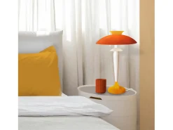 Lámpara de Salón TOSEL ,metal,madera,AMARILLO,A 57xD40xP40cm