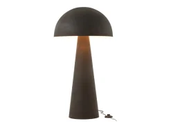 Lámpara de seta de metal negro 51x51x97.5 cm