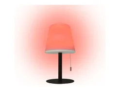 Lámpara de sobremesa Biana Lumit LED RGB con USB blanco Ø16x30 cm