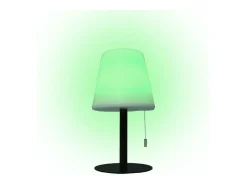 Lámpara de sobremesa Biana Lumit LED RGB con USB blanco Ø16x30 cm