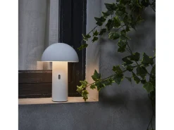 Lámpara de sobremesa con cabezal ajustable para interior blanco