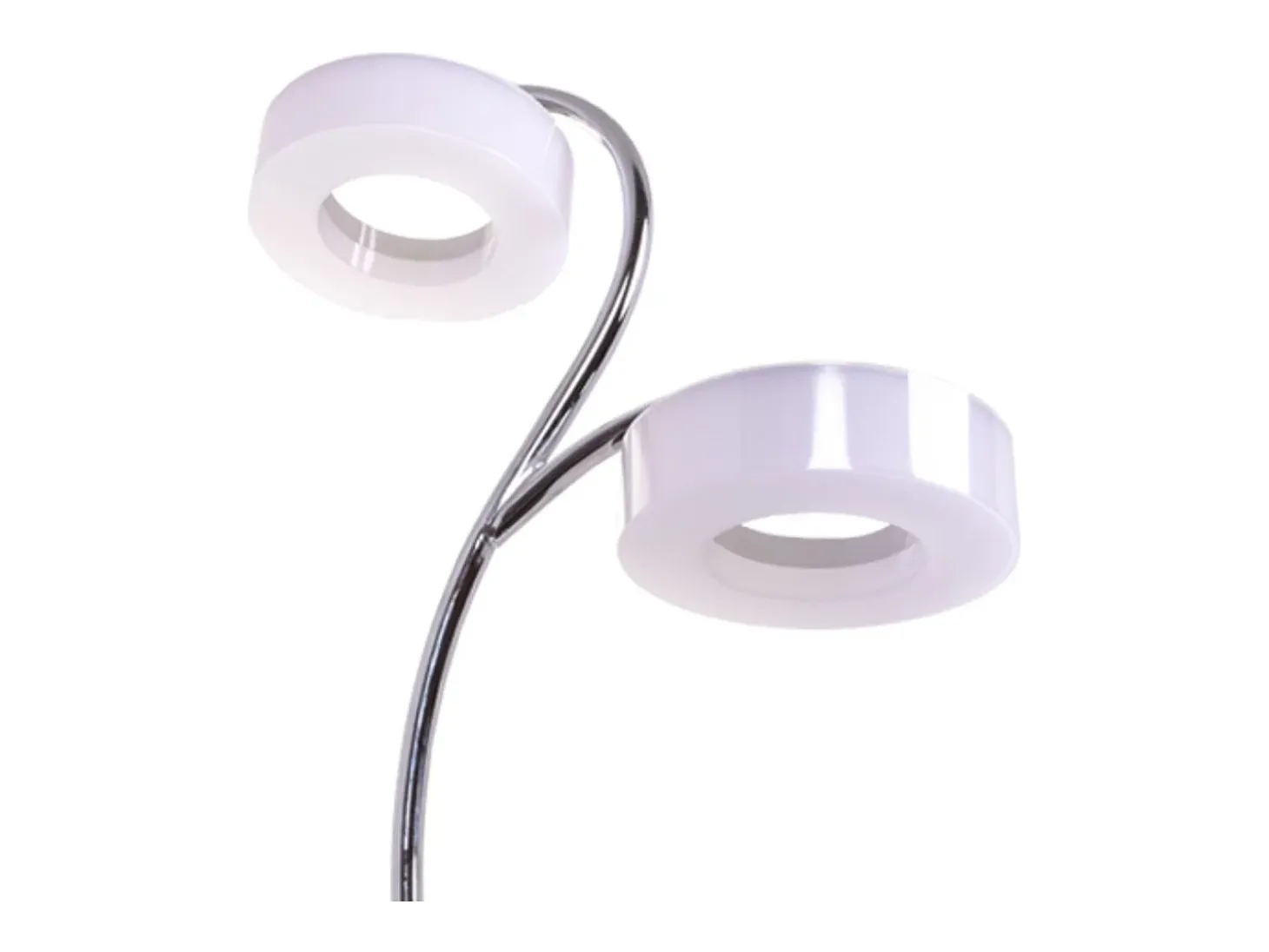 Lámpara de sobremesa Tokio Lumit 24W 1920 lm cromo 47,8x28,5 cm