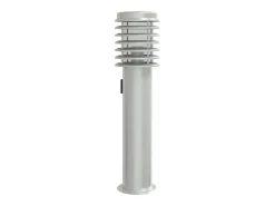 Lámpara de suelo de exterior con enchufe acero inoxidable 60 cm ES887896