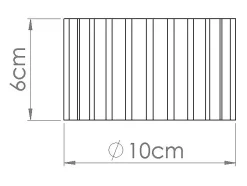 Lámpara De Techo Aura Minimalista De Aluminio - 1 Fuentes Luminosas - L.10 X A.10 Cm - Ultramarino