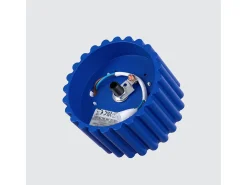Lámpara De Techo Aura Minimalista De Aluminio - 1 Fuentes Luminosas - L.10 X A.10 Cm - Ultramarino