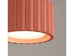 Lámpara De Techo Aura Minimalista De Aluminio - 1 Fuentes Luminosas - L.10 X A.10 Cm - Aterciopelado
