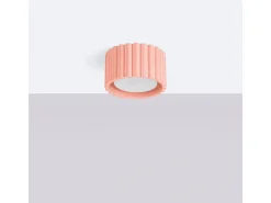 Lámpara De Techo Aura Minimalista De Aluminio - 1 Fuentes Luminosas - L.10 X A.10 Cm - Aterciopelado