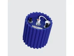 Lámpara De Techo Aura Minimalista De Aluminio - 1 Fuentes Luminosas - L.10 X A.10 Cm - Ultramarino