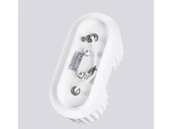 Lámpara De Techo Aura Minimalista De Aluminio - 2 Fuentes Luminosas - L.21 X A.12 Cm - Blanco