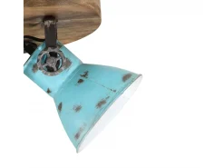 Lámpara de techo azul desgastado 25 W E27 50x50x25 cm ES263623