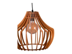 Lámpara de techo Bali Bel Air 40W altura regulable madera Ø35 cm