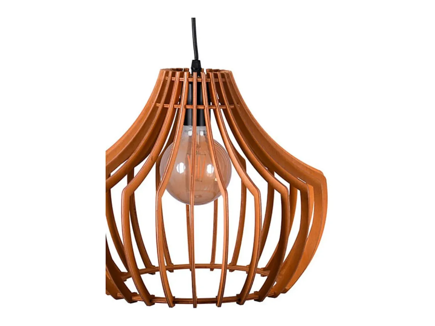 Lámpara de techo Bali Bel Air 40W altura regulable madera Ø35 cm