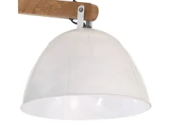 Lámpara de techo blanca 25 W E27 105x30x65-108 cm ES841140
