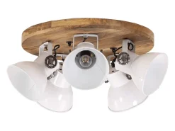 Lámpara de techo blanca 25 W E27 50x50x25 cm ES653308