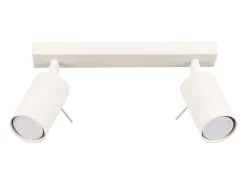 Lámpara de techo Briix moderno de acero - 2 fuentes luminosas 3000K - L.30 x A.17 cm - beige
