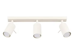 Lámpara de techo Briix moderno de acero - 3 fuentes luminosas 3000K - L.45 x A.17 cm - beige