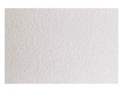 Lámpara de techo cilíndrica de borreguillo blanco y rafia natural 50 cm TRAVES