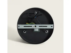 Lámpara de Techo Circular Orientable Aluminio 3 Focos Caleb Negro
