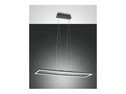 Lámpara de techo colgante Bard Led 52W Antracita 3394-45-282 Fabas Luce