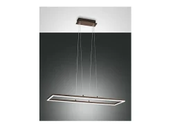 Lámpara de techo colgante LED Bard 52W Corten 3394-45-361 Fabas Luce