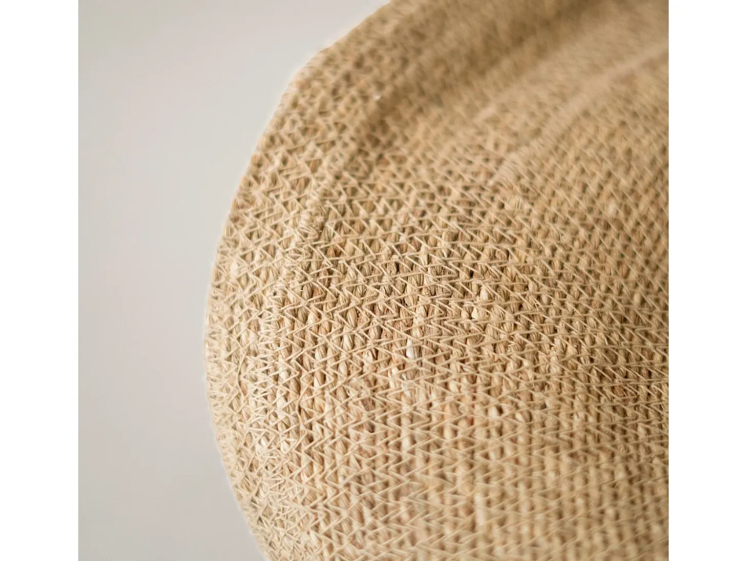 Lámpara de techo de material natural y metal D91 cm - Maho