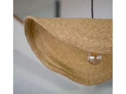 Lámpara de techo de material natural y metal D91 cm - Maho
