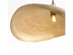 Lámpara de techo de metal dorado D74 - Pacha