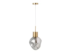 Lámpara de techo de metal gris 25*25*160 cm